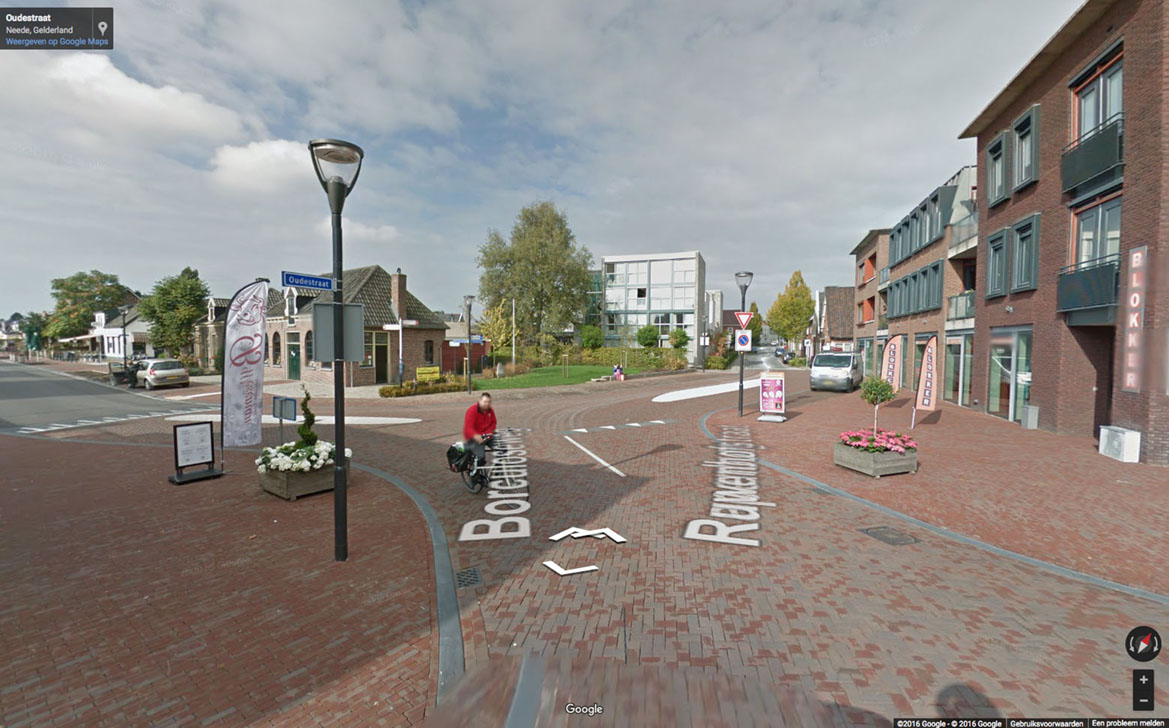 Google Streetview winkel buiten