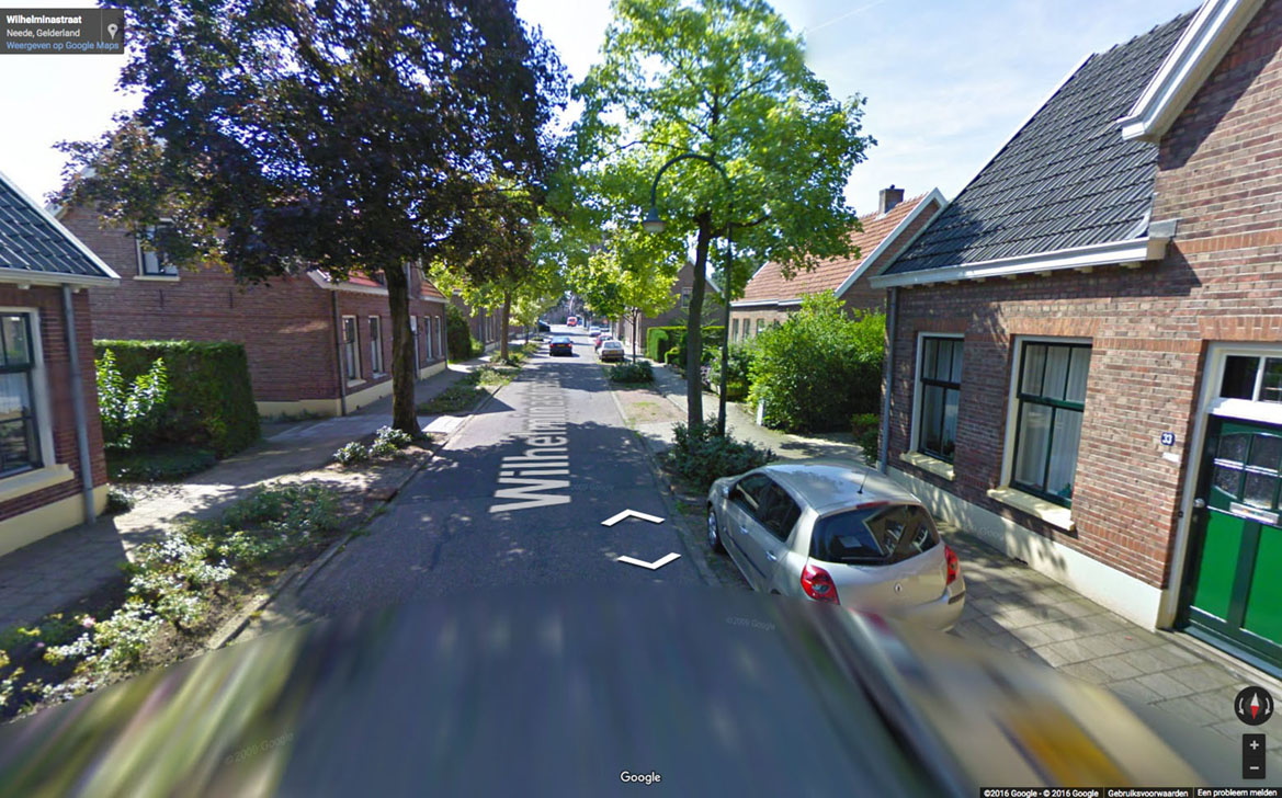 Google Streetview een straatje