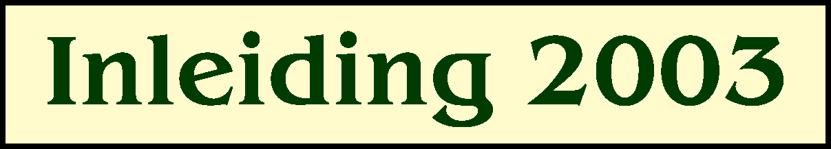 Inleiding 2003