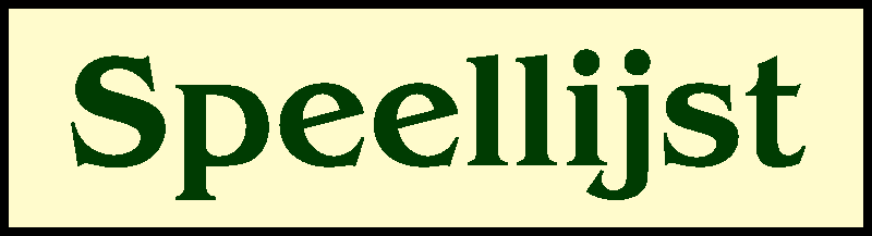 Speellijst